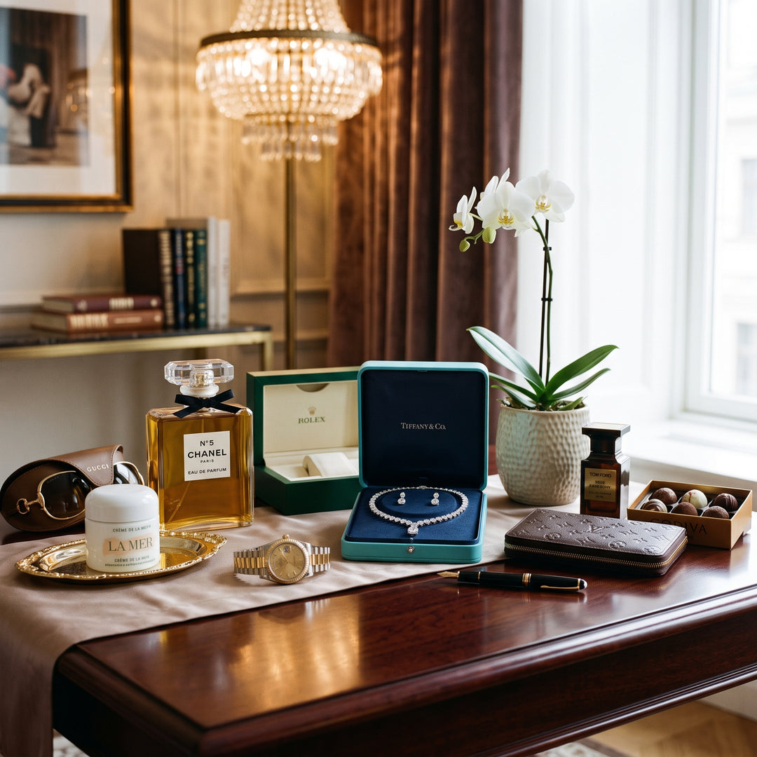 Luxury fragrances from Chanel, Gucci, Marc Jacobs and Estée Lauder