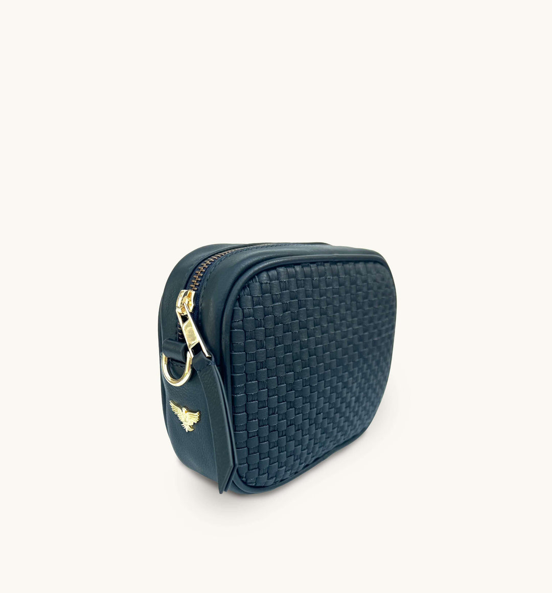 Apatchy London The Penelope Woven Leather Camera Bag
