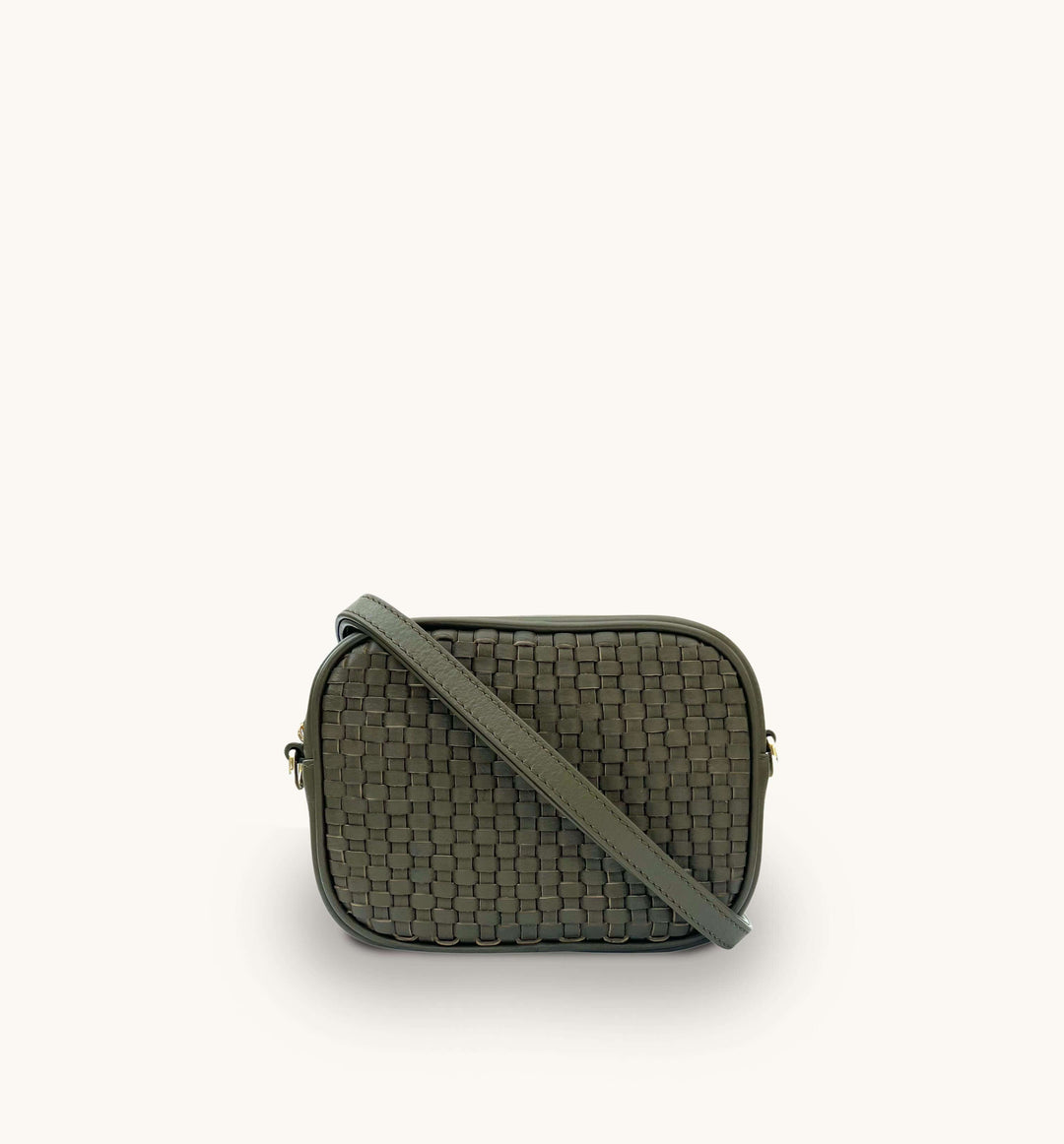 Apatchy London The Penelope Woven Leather Camera Bag
