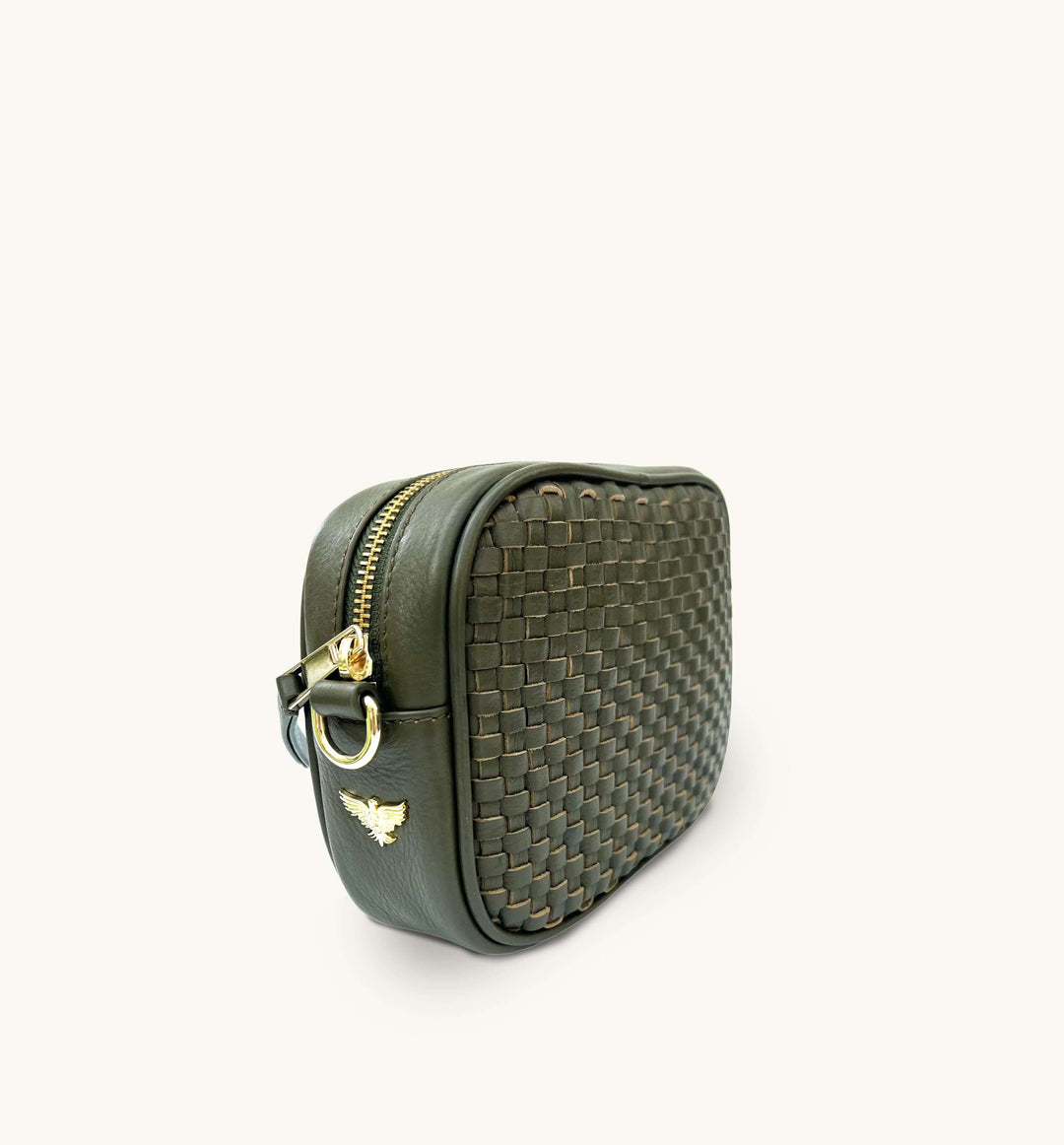 Apatchy London The Penelope Woven Leather Camera Bag