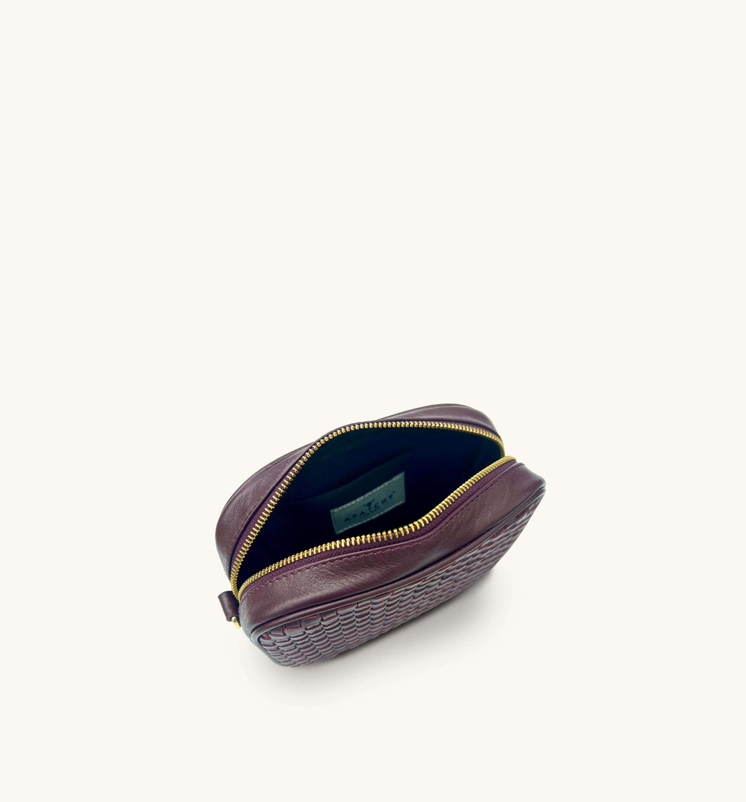 Apatchy London The Penelope Woven Leather Camera Bag