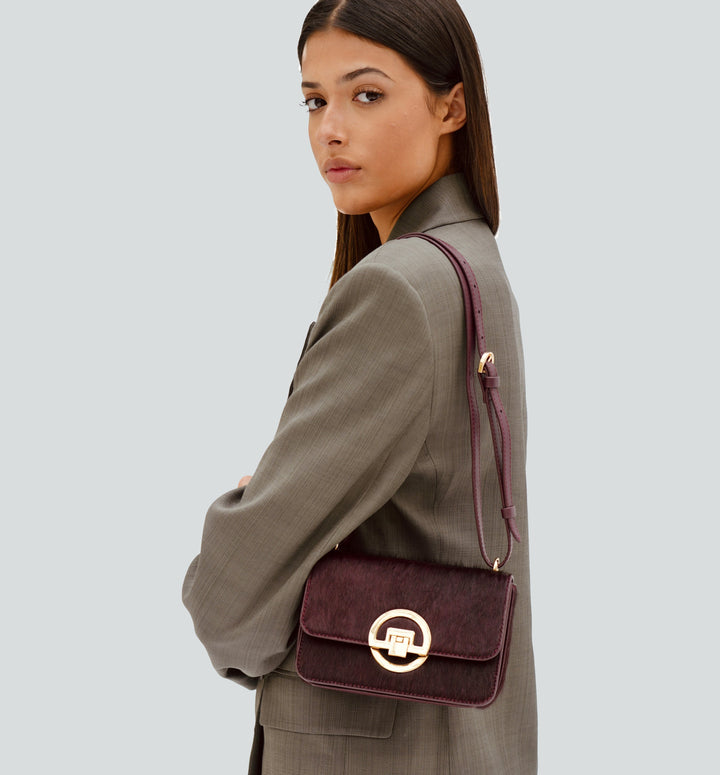 Apatchy London The Tilly Hair-On Leather Bag