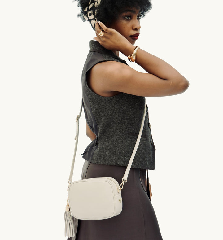 Apatchy London The Tassel Leather Crossbody Bag