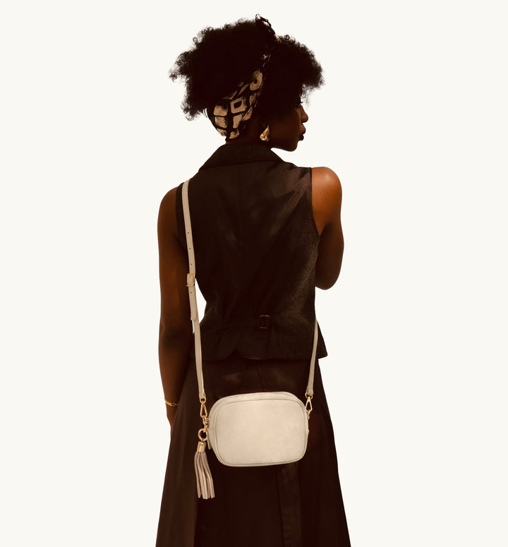 Apatchy London The Tassel Leather Crossbody Bag