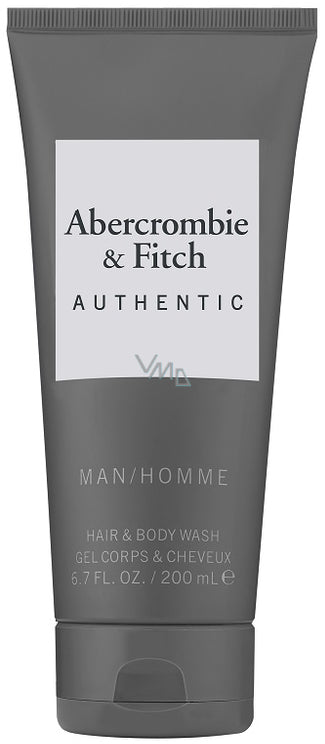 Abercrombie & Fitch Authentic Man Gift Set (Eau De Toilette Spray 50ml + Bodywash 200ml) - Fragrance London