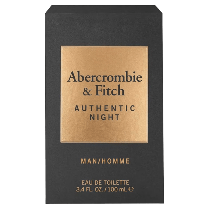 Abercrombie & Fitch Authentic Night Man Eau De Toilette Spray 100ml - Fragrance London