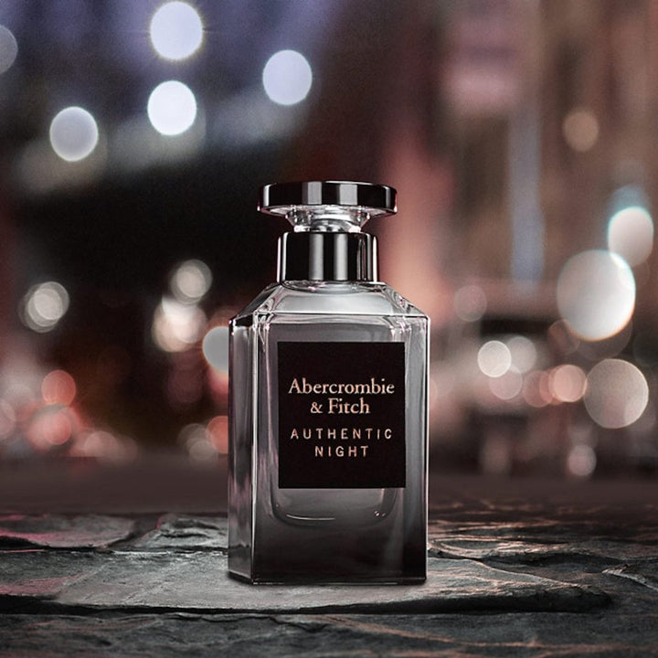 Abercrombie & Fitch Authentic Night Man Eau De Toilette Spray 100ml - Fragrance London