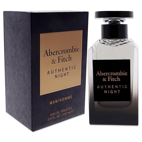 Abercrombie & Fitch Authentic Night Man Eau De Toilette Spray 100ml - Fragrance London