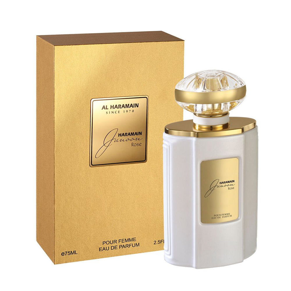 Al Haramain Junoon Rose Eau De Parfum Spray 75ml - Fragrance London