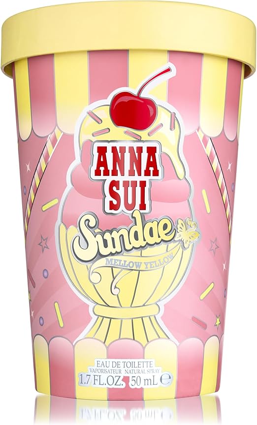 Anna Sui Sundae Mellow Yellow Eau De Toilette Spray 50ml - Fragrance London