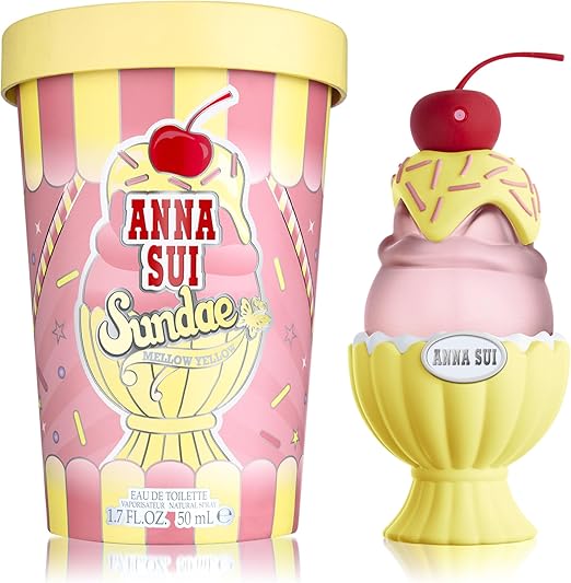 Anna Sui Sundae Mellow Yellow Eau De Toilette Spray 50ml - Fragrance London