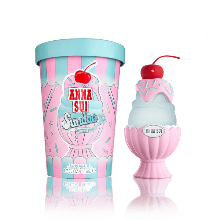 Anna Sui Sundae Pretty Pink Eau De Toilette Spray 50ml - Fragrance London