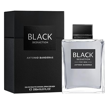 Antonio Banderas Seduction In Black Eau De Toilette Spray 200ml - Fragrance London