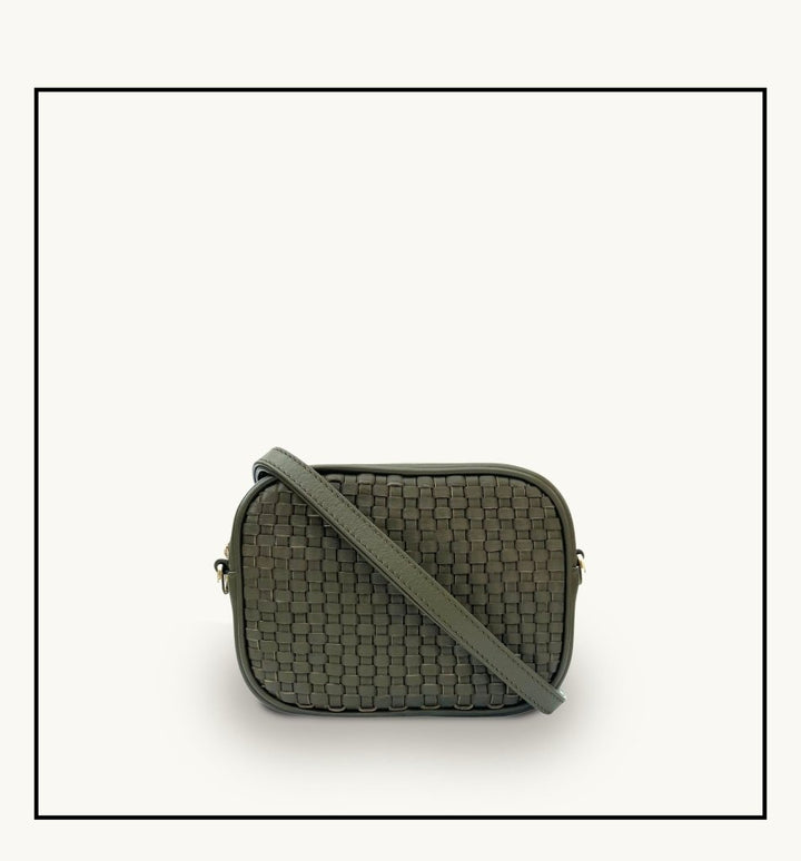 Apatchy London The Penelope Woven Leather Camera Bag - Fragrance London