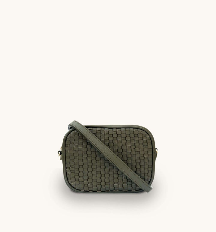 Apatchy London The Penelope Woven Leather Camera Bag - Fragrance London