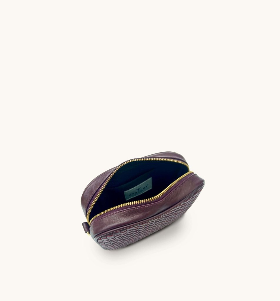 Apatchy London The Penelope Woven Leather Camera Bag - Fragrance London