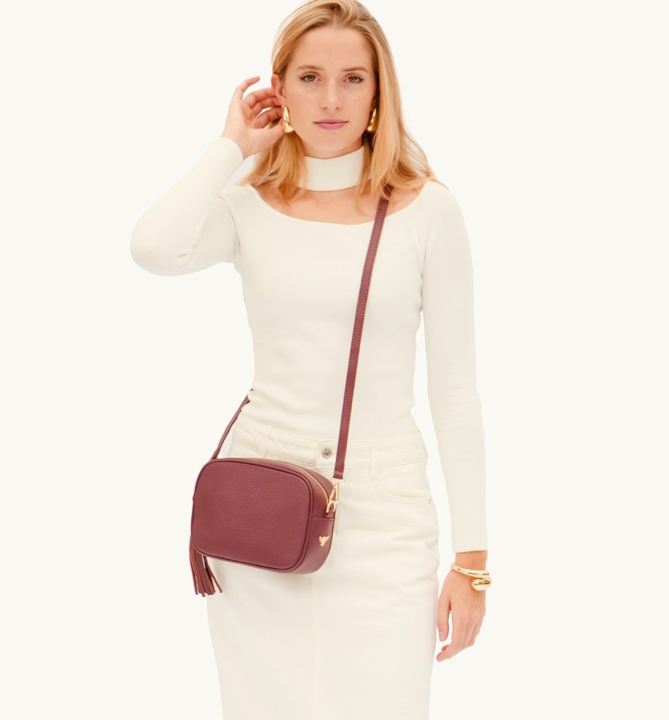 Apatchy London The Tassel Leather Crossbody Bag - Fragrance London