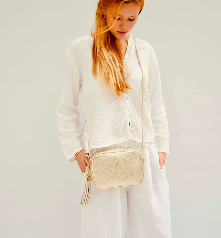 Apatchy London The Tassel Leather Crossbody Bag - Fragrance London