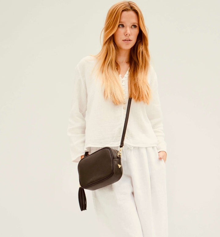 Apatchy London The Tassel Leather Crossbody Bag - Fragrance London