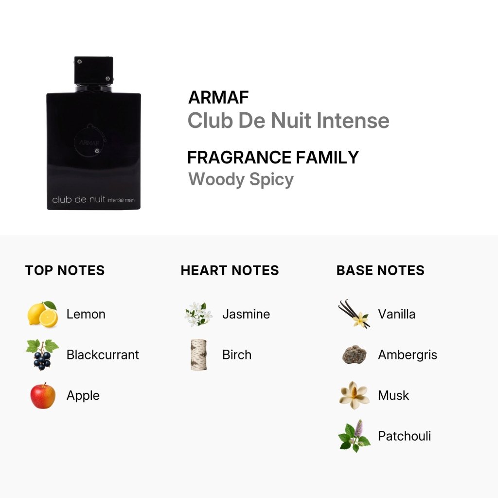 Armaf Club De Nuit Intense Eau De Parfum Spray 200ml - Fragrance London