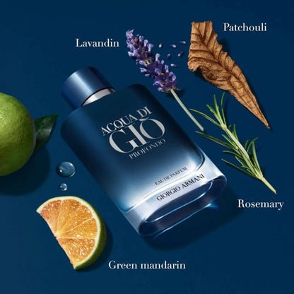 Armani Acqua Di Gio Profondo Eau De Parfum Spray 100ml - Fragrance London