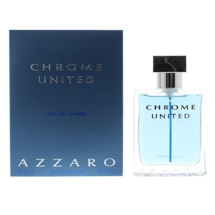 Azzaro Chrome United Eau De Toilette Spray 50ml - Fragrance London