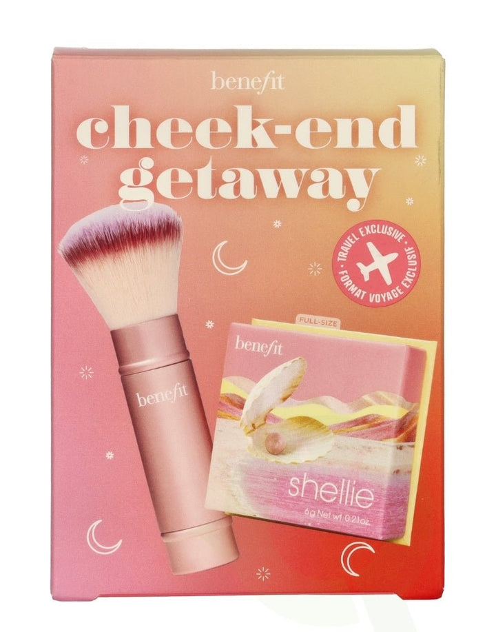 Benefit Cheek - End Getaway Set (Shellie Blush 6g + Multitasking Brush 57g) - Fragrance London