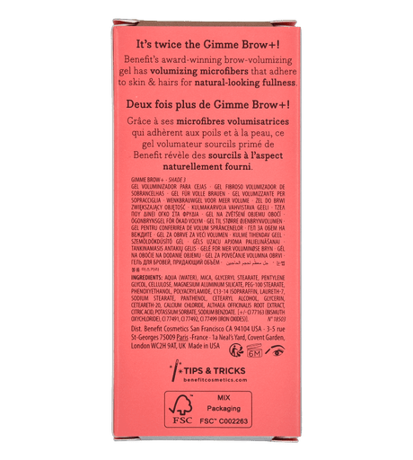Benefit Gimme Brow+ Volumizing Eyebrow Gel Duo (Shade 3 – 2x3g) - Fragrance London