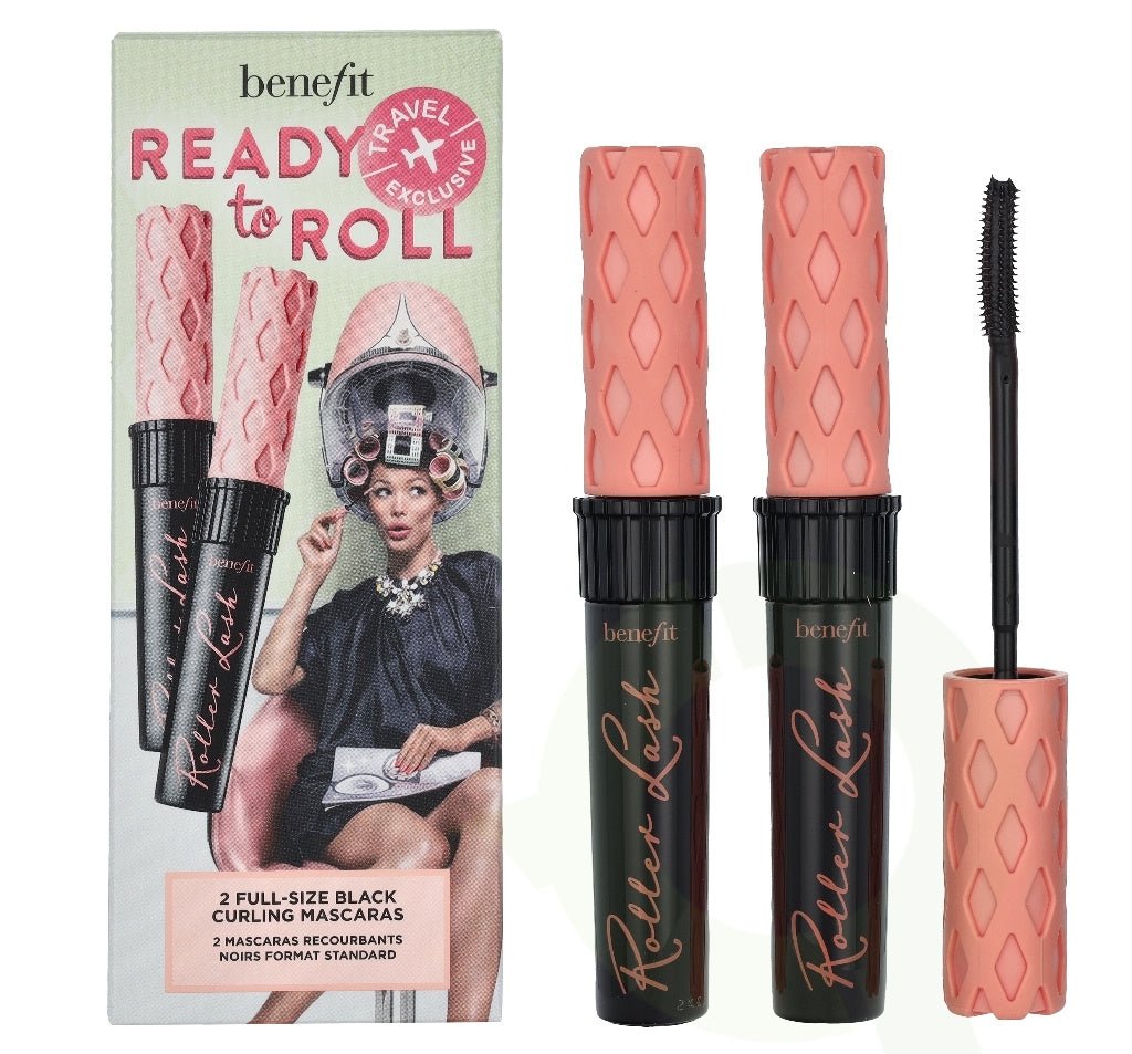 Benefit Ready To Roll Mascara Duo Set (Black 2x8.5g) - Fragrance London