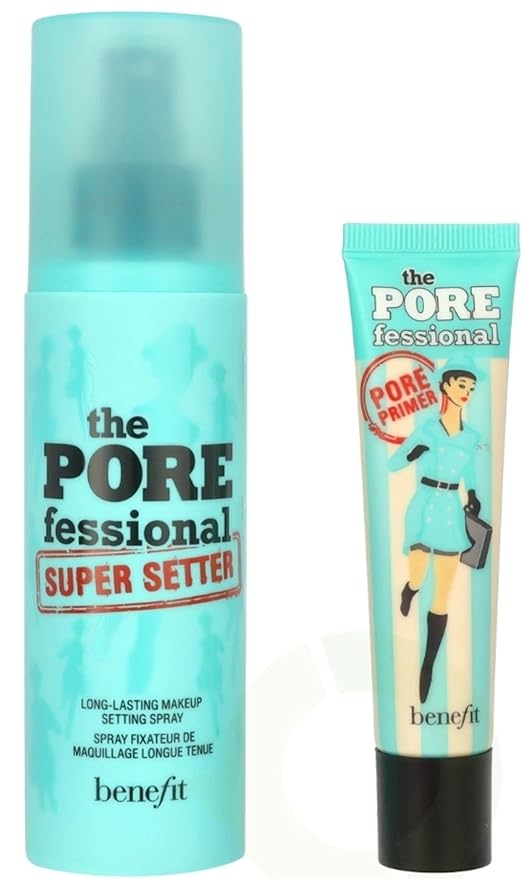 Benefit The Porefessional Primer Set (Primer 22ml + Super Setter 120ml) - Fragrance London