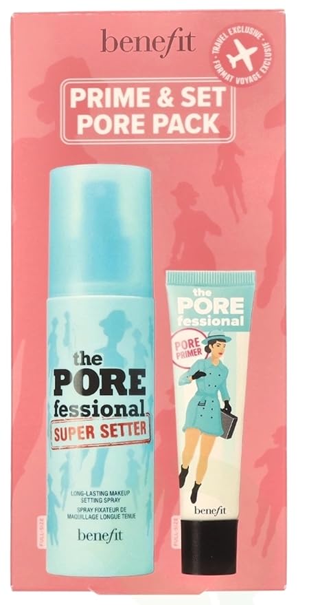 Benefit The Porefessional Primer Set (Primer 22ml + Super Setter 120ml) - Fragrance London