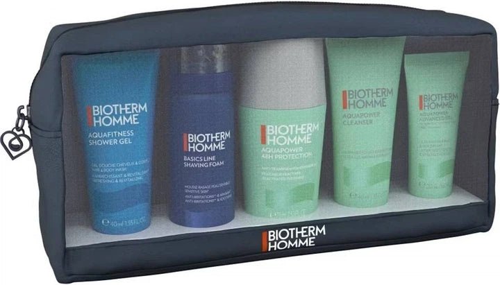 Biotherm Aquapower Set (Cleanser 40ml + Shower Gel 40ml + Shaving Foam 50ml + Deodorant 75ml + Advanced Gel 20ml) - Fragrance London