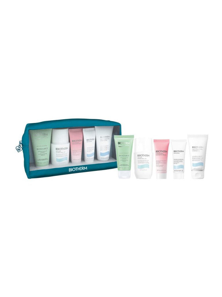 Biotherm Aquasource Set (Deodorant Roll - On 75ml + Foaming Cleanser 50ml + Biomains 20ml + Lait Corporel 50ml + Nutri Cream 20ml) - Fragrance London