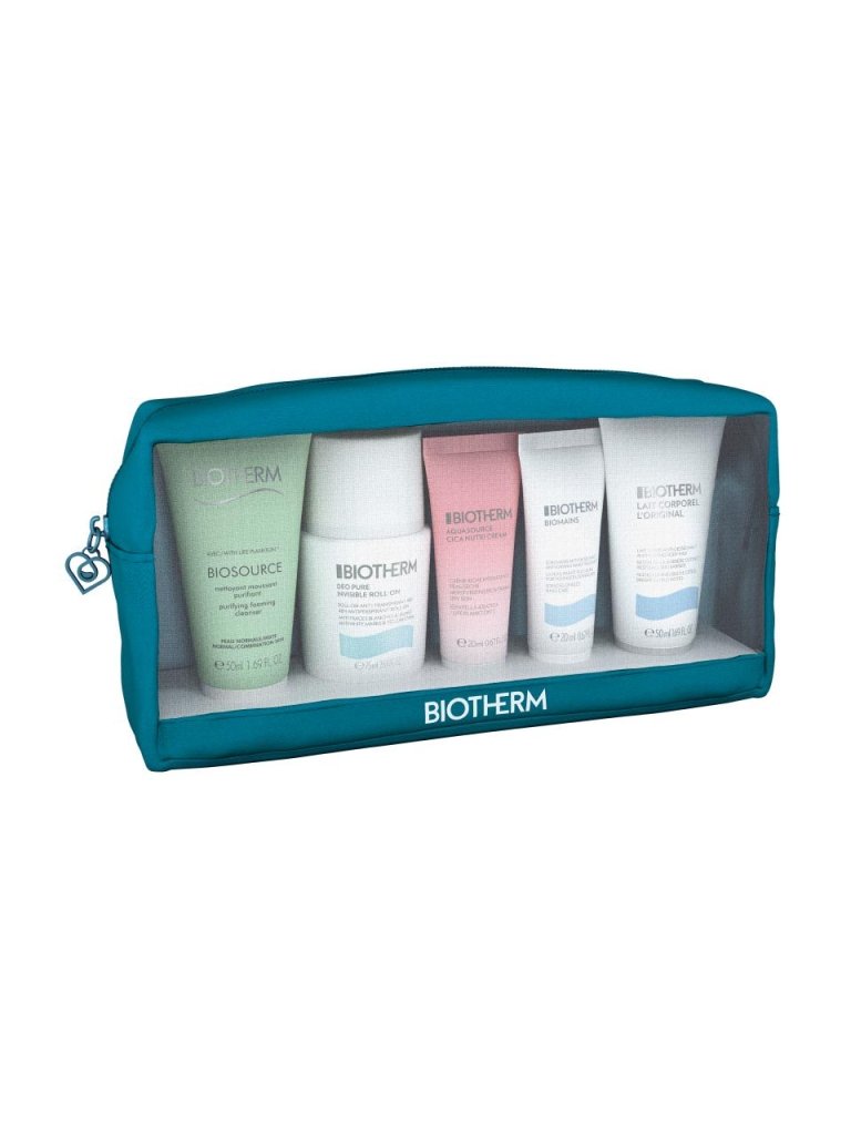 Biotherm Aquasource Set (Deodorant Roll - On 75ml + Foaming Cleanser 50ml + Biomains 20ml + Lait Corporel 50ml + Nutri Cream 20ml) - Fragrance London