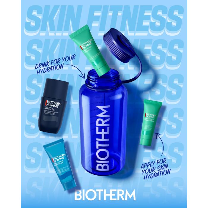 Biotherm Homme Set (Aquapower Advanced Gel 20ml + Aquapower Cleanser 40ml + Aquafitness Shower Gel 40ml + Day Control 48 Protection Roll - On 75ml) - Fragrance London