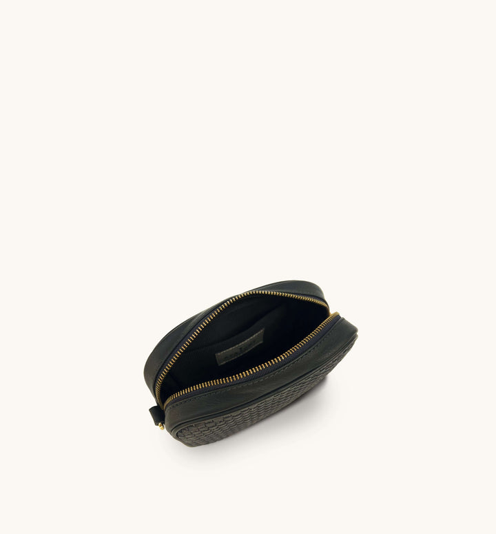 Apatchy London The Penelope Woven Leather Camera Bag