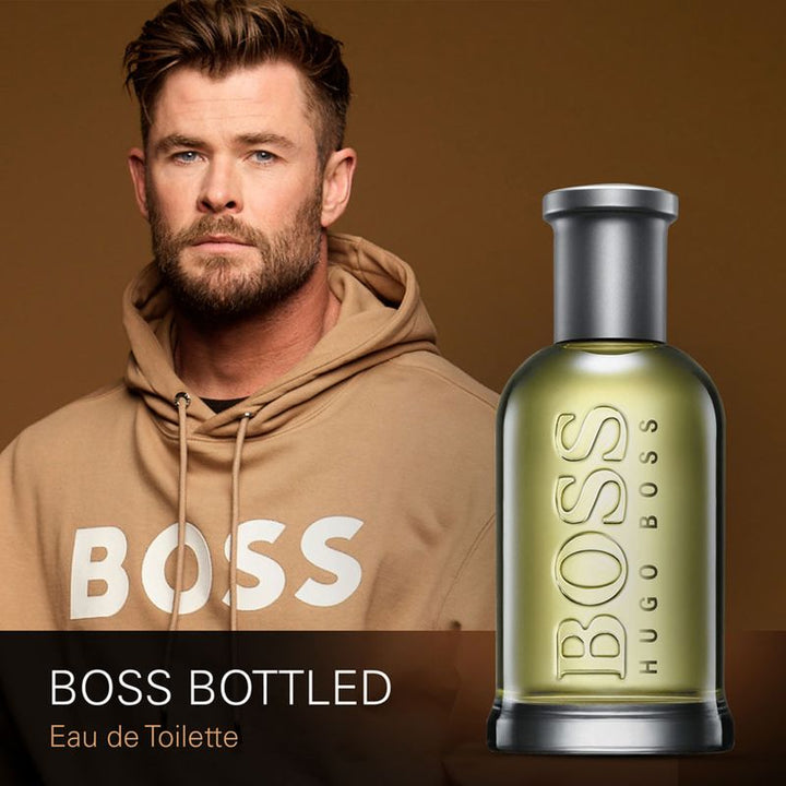 Boss Bottled Grey Eau De Toilette Spray 200ml - Fragrance London
