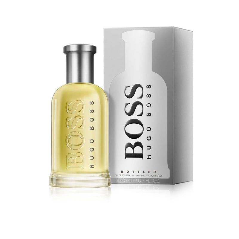 Boss Bottled Grey Eau De Toilette Spray 200ml - Fragrance London