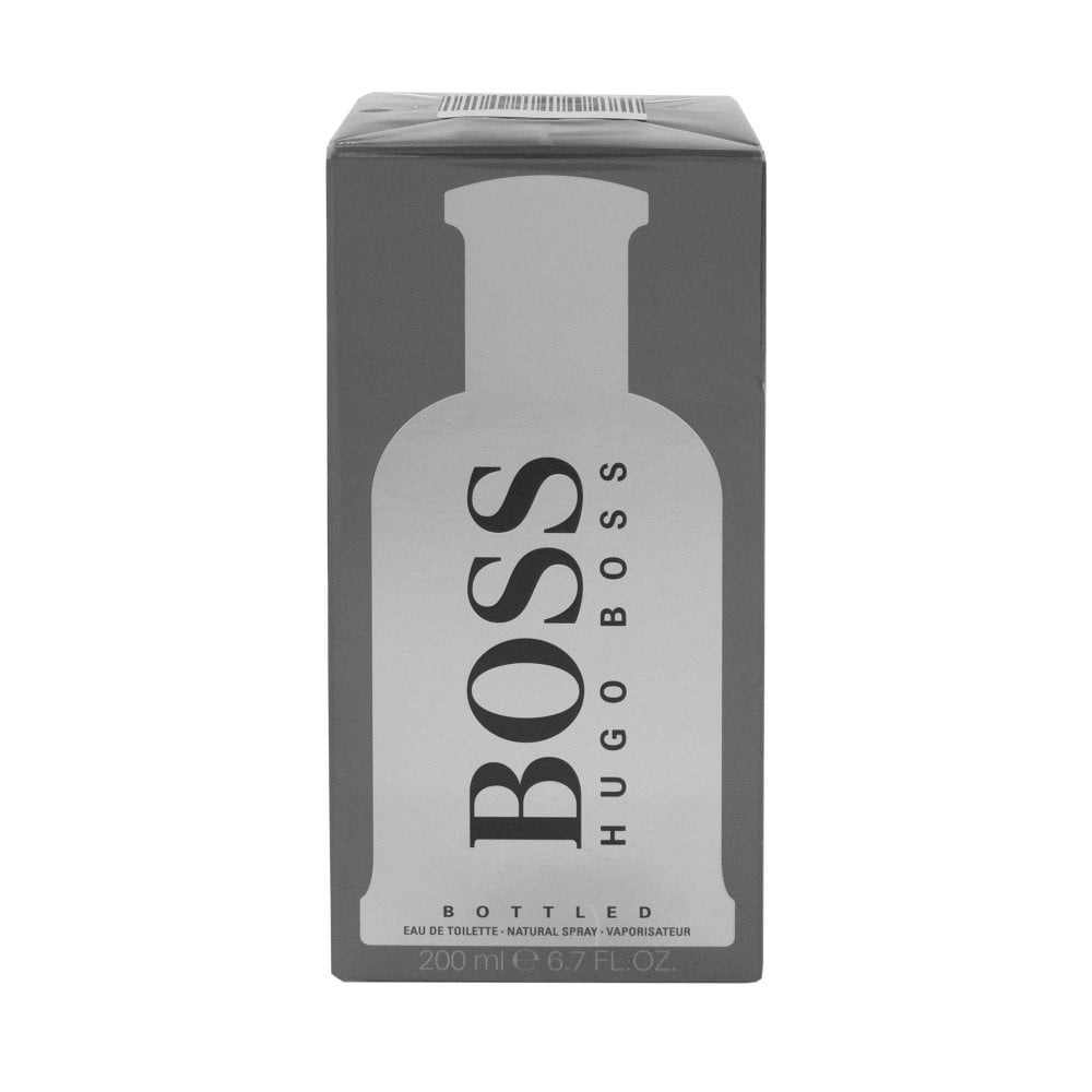 Boss Bottled Grey Eau De Toilette Spray 200ml - Fragrance London