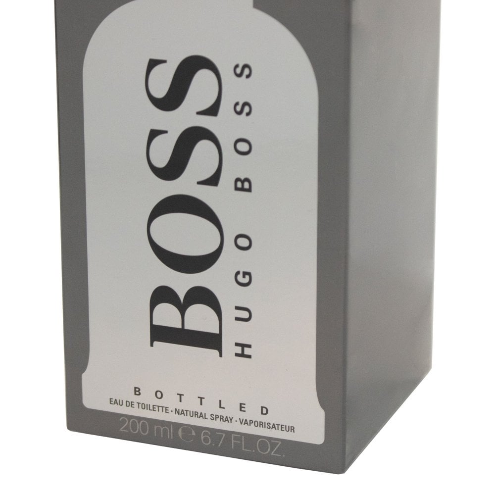 Boss Bottled Grey Eau De Toilette Spray 200ml - Fragrance London