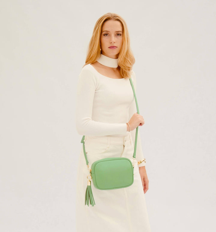 Apatchy London The Tassel Leather Crossbody Bag