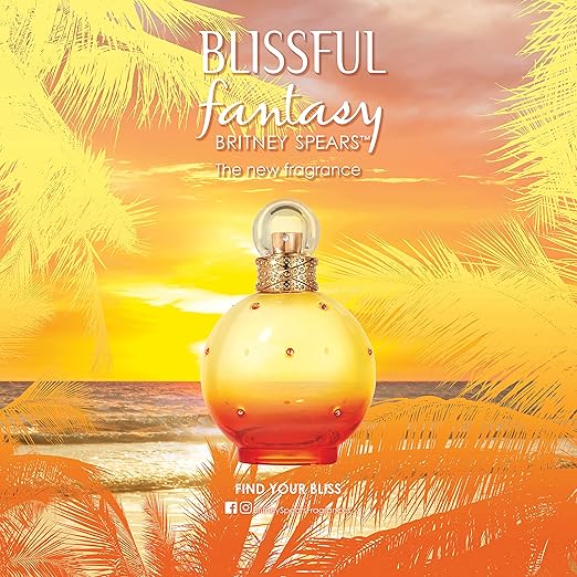 Britney Spears Blissful Fantasy Eau De Toilette Spray 100ml - Fragrance London