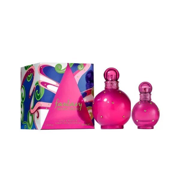 Britney Spears Fantasy Gift Set (Eau De Parfum 100ml + Eau De Parfum 30ml) - Fragrance London