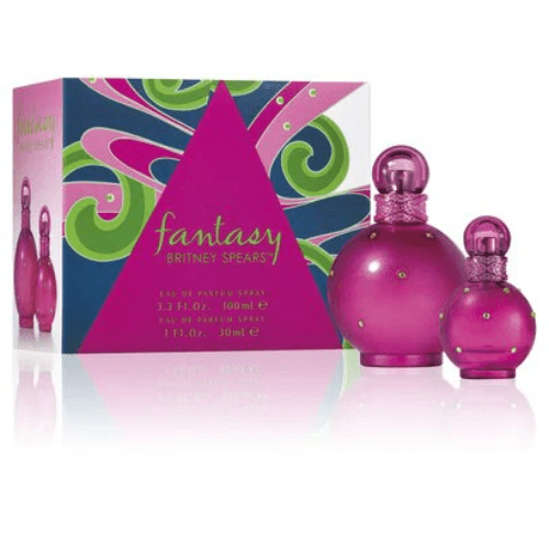 Britney Spears Fantasy Gift Set (Eau De Parfum 100ml + Eau De Parfum 30ml) - Fragrance London