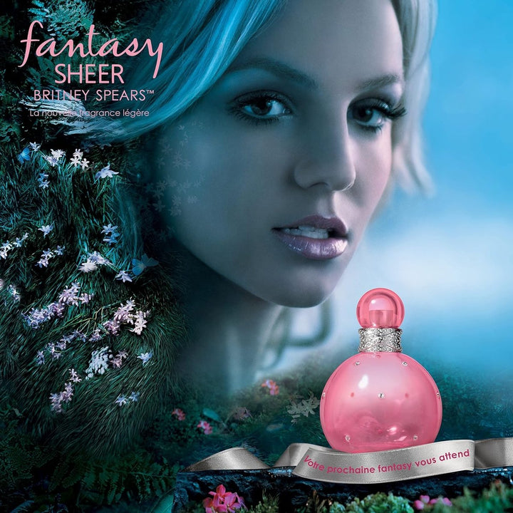 Britney Spears Fantasy Sheer Eau De Toilette Spray 100ml - Fragrance London