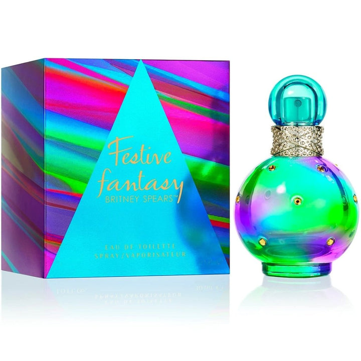 Britney Spears Festive Fantasy Eau De Toilette Spray 100ml - Fragrance London