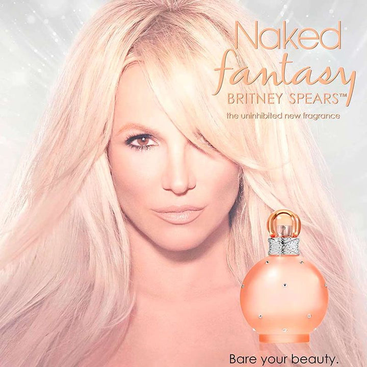 Britney Spears Naked Fantasy Eau De Toilette Spray 100ml - Fragrance London