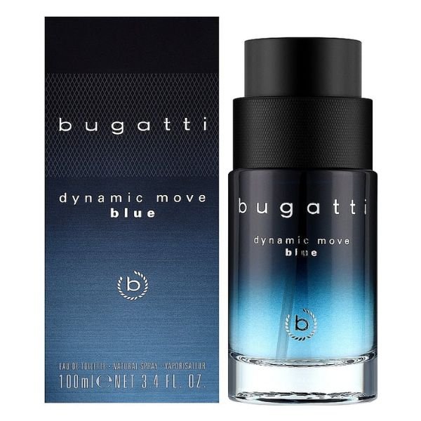 Bugatti Dynamic Move Blue Eau de Toilette Spray 100ml - Fragrance London