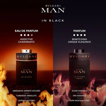 Bulgari Man In Black Eau De Parfum Spray 100ml / Eau De Parfum Spray 15ml - Fragrance London