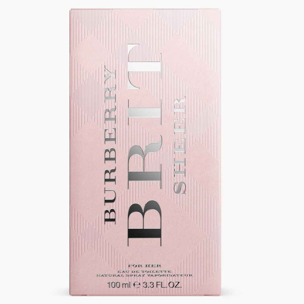 Burberry Brit Sheer Eau De Toilette Spray 100ml - Fragrance London